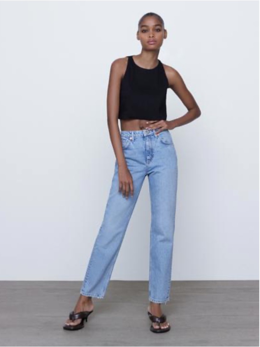 Zara Slim Fit Hi-Rise Jeans